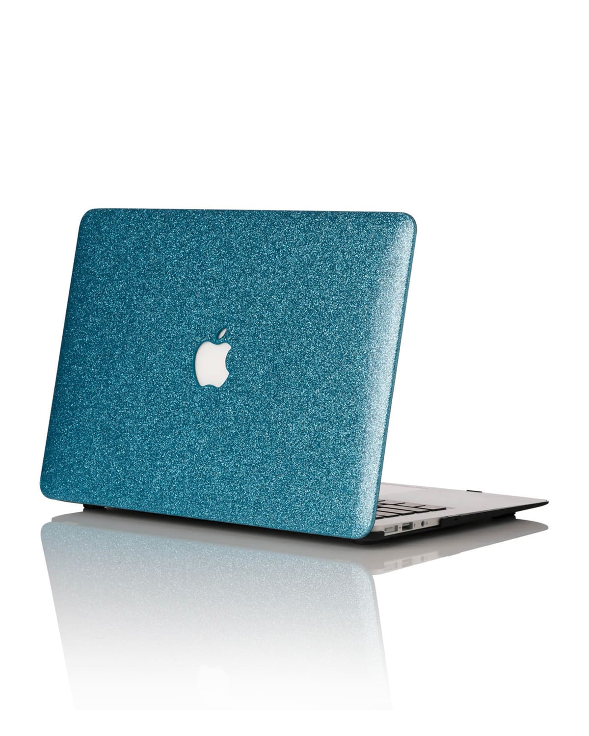 Shop Chic Geeks Glitter 15" Macbook Pro With Touchbar Case In Sky Blue