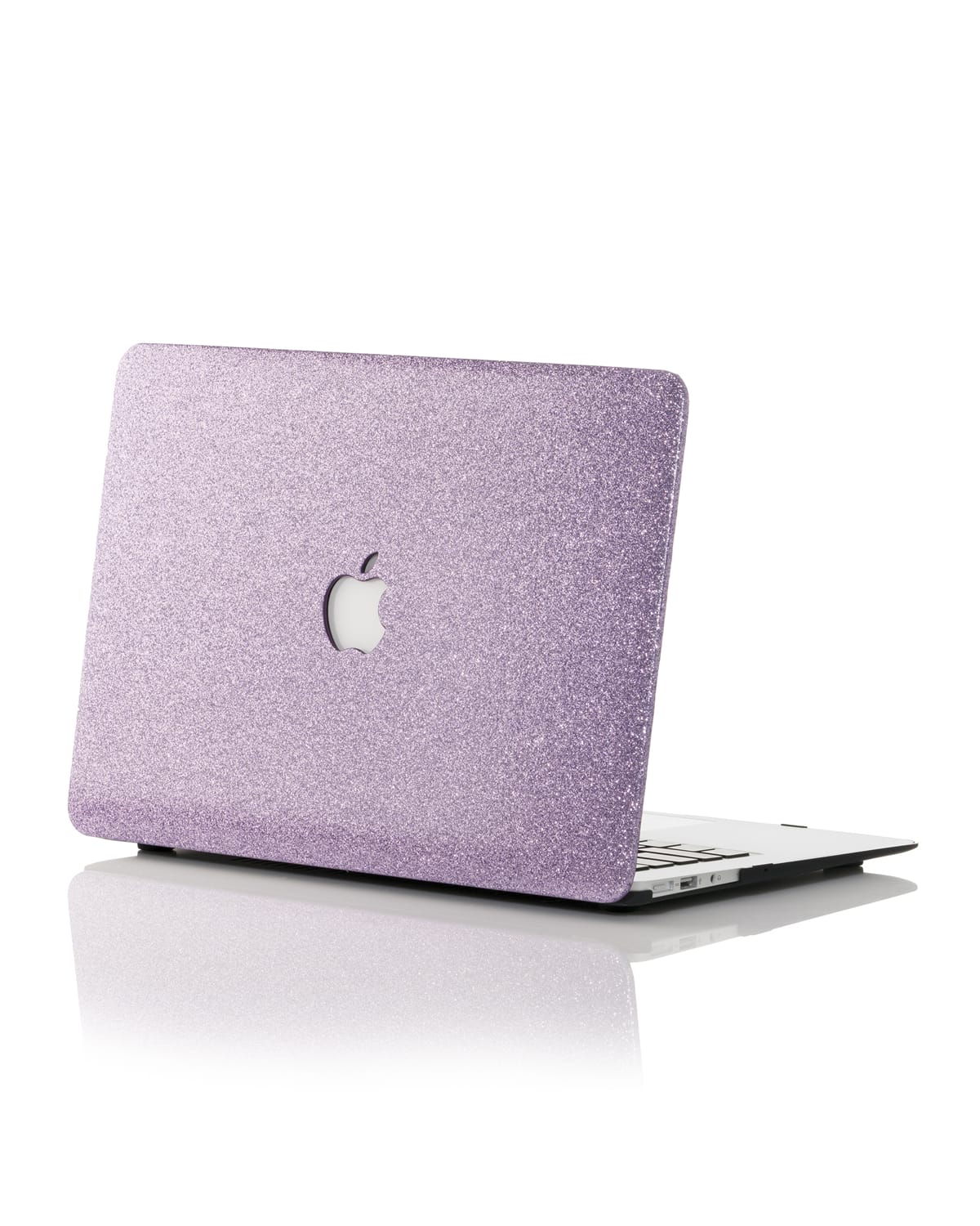 Shop Chic Geeks Glitter 15" Macbook Pro With Touchbar Case In Lilac