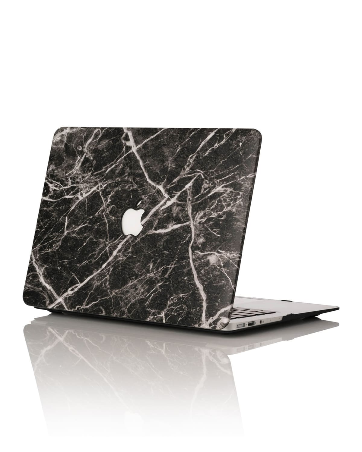 Chic Geeks Marble 13" Macbook Air Case In Black Marble