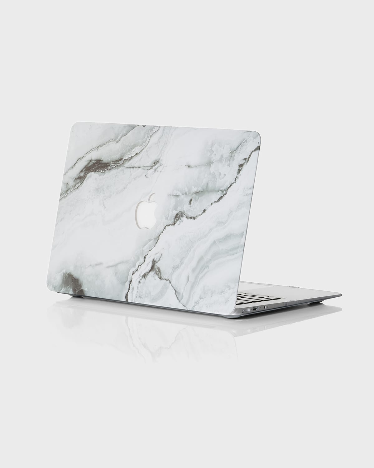 Shop Chic Geeks Marble 15" Macbook Pro With Touchbar Case (model Numbers A1707 & A1990) In Grey Marble