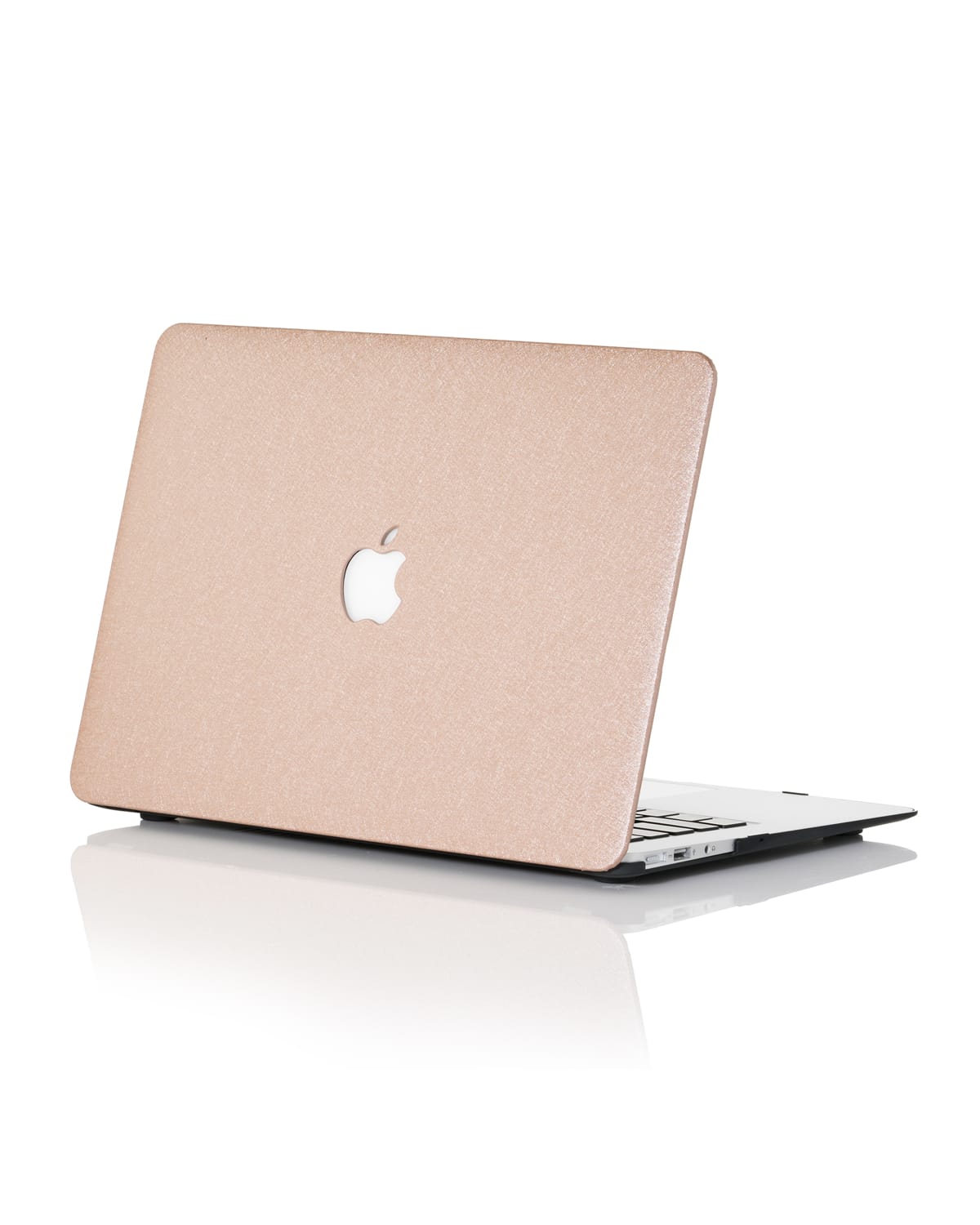 Chic Geeks Silky 13" New Macbook Air Case In Light Gold Silk