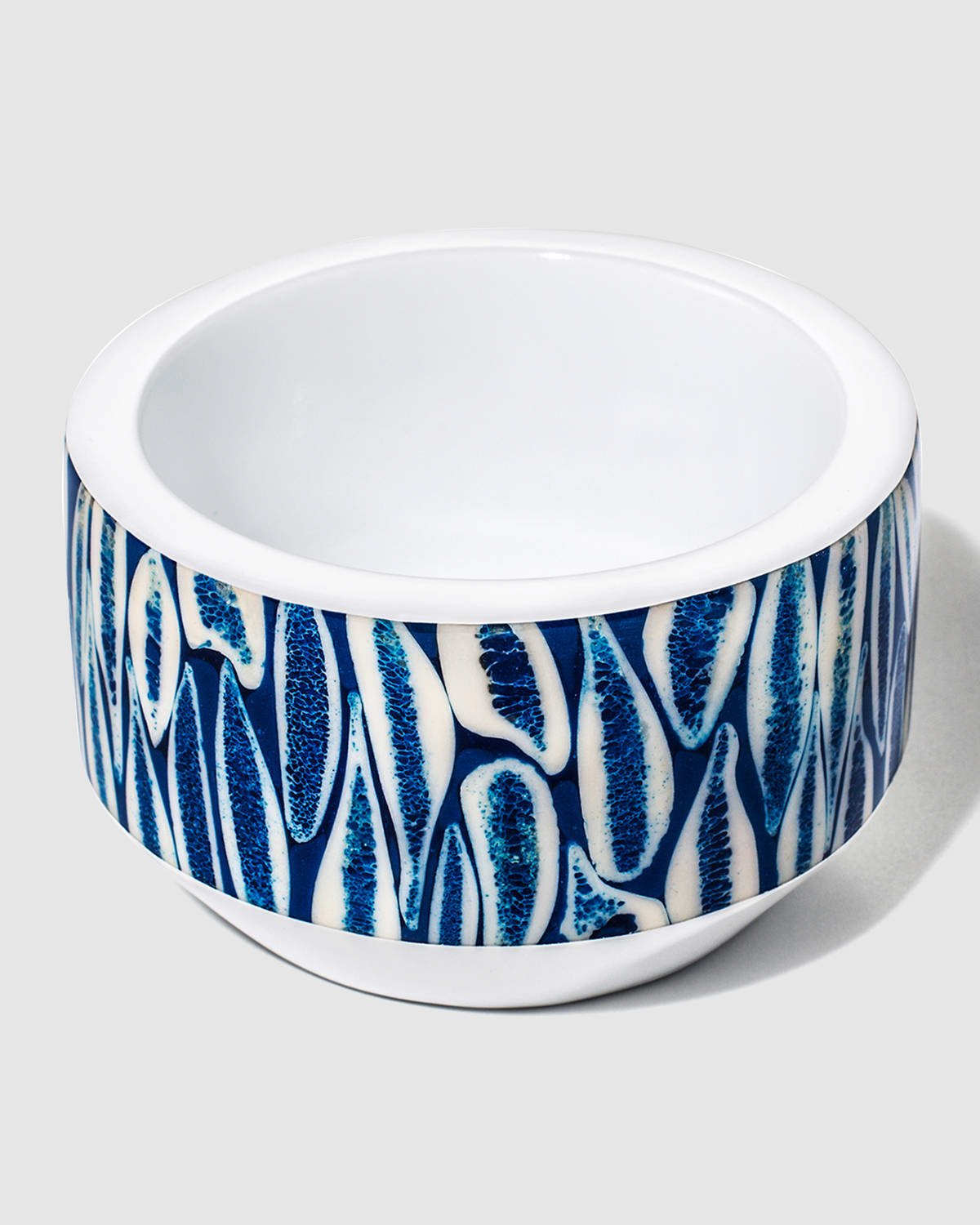 Ladorada Bone Inlay Bottle Coaster In Blue Almendro