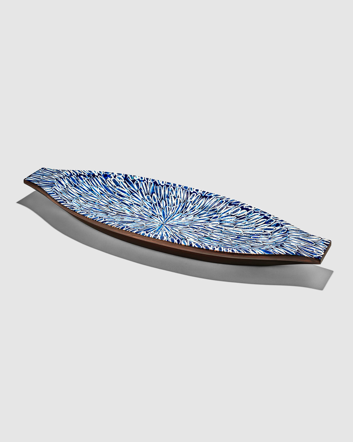 Ladorada Blue Amendro Centerpiece In Blue Almendro