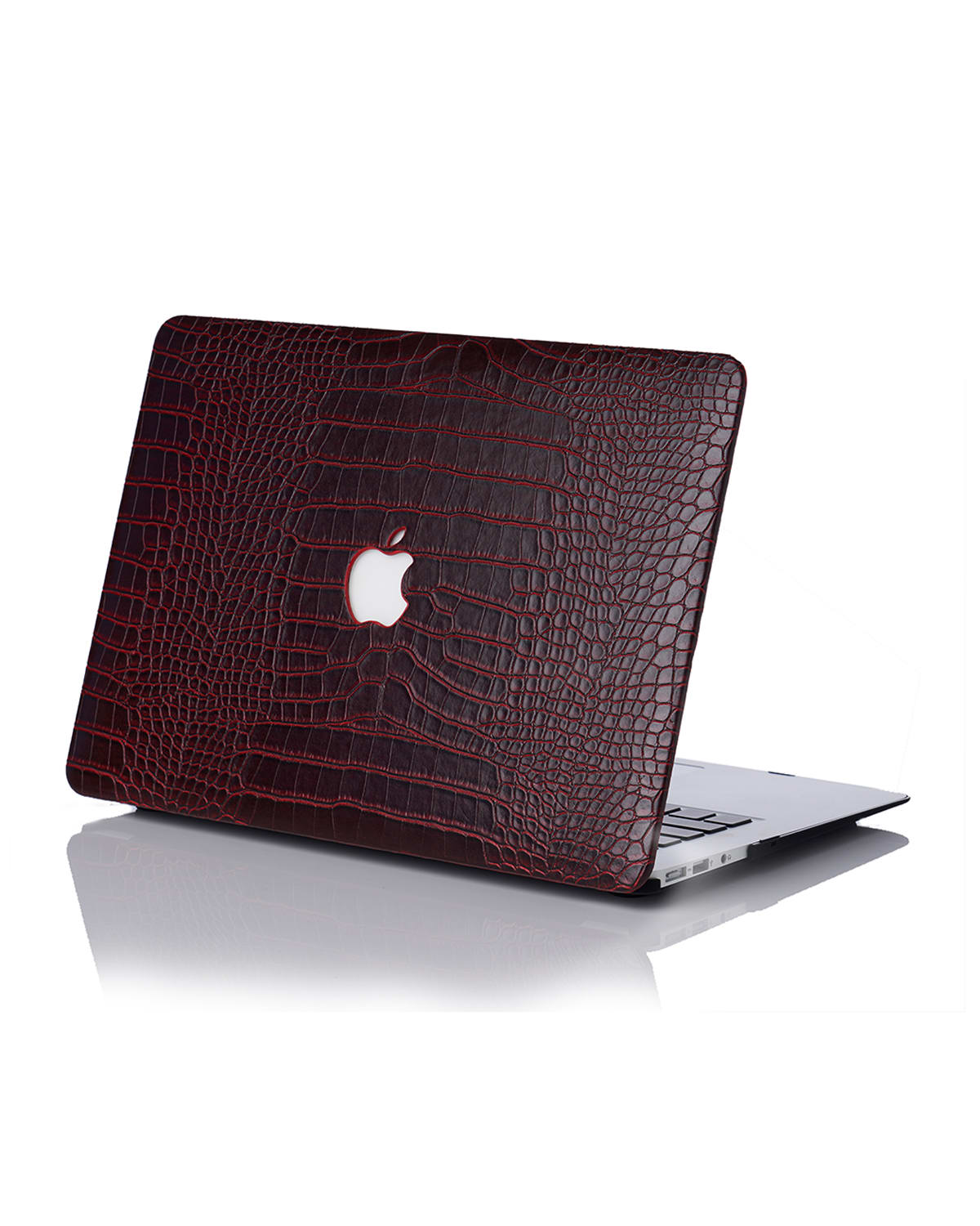 Chic Geeks Faux Crocodile 13" Macbook Pro With Touchbar Case In Tobacco