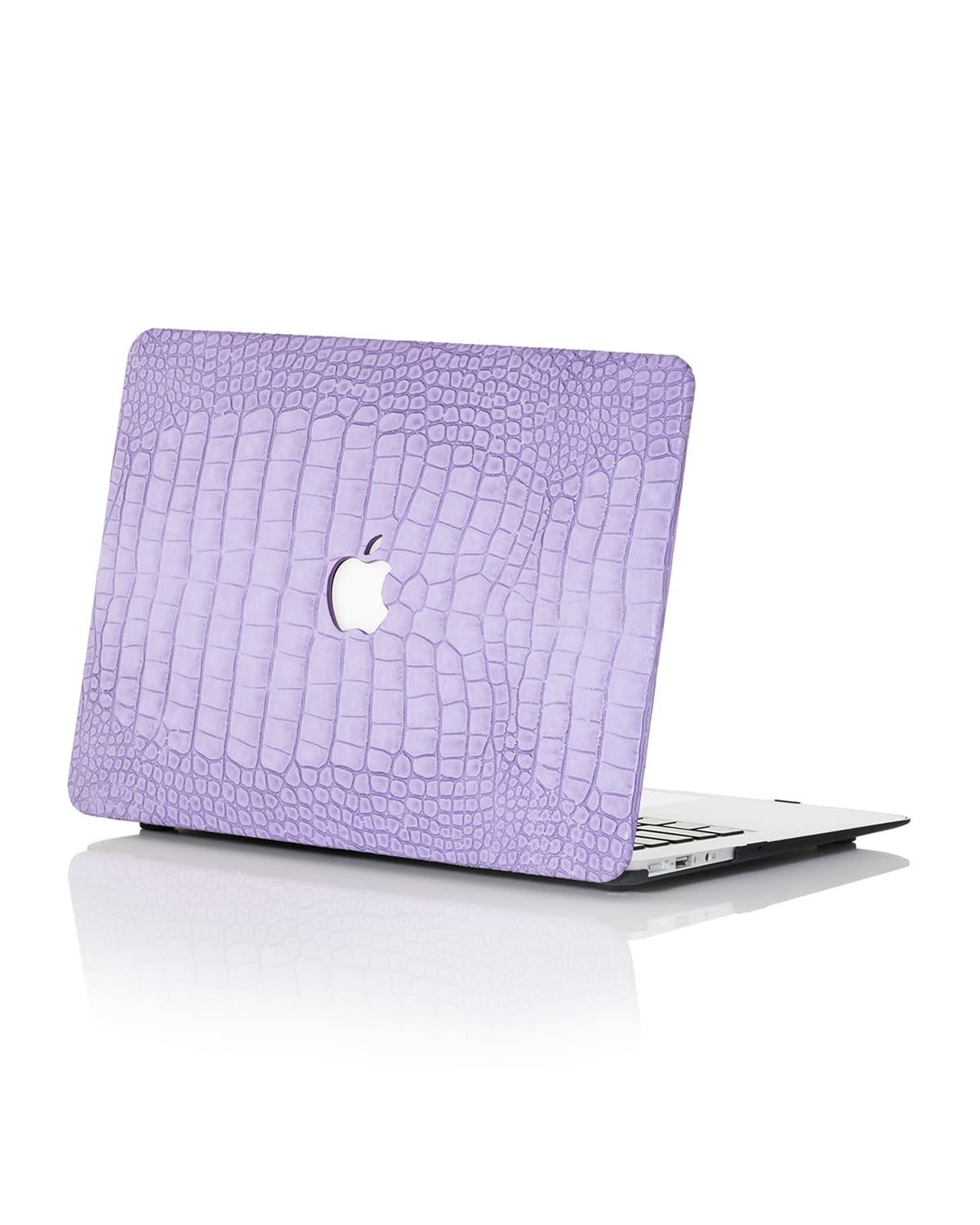 Chic Geeks Faux Crocodile 13" Macbook Pro With Touchbar Case In Lavender