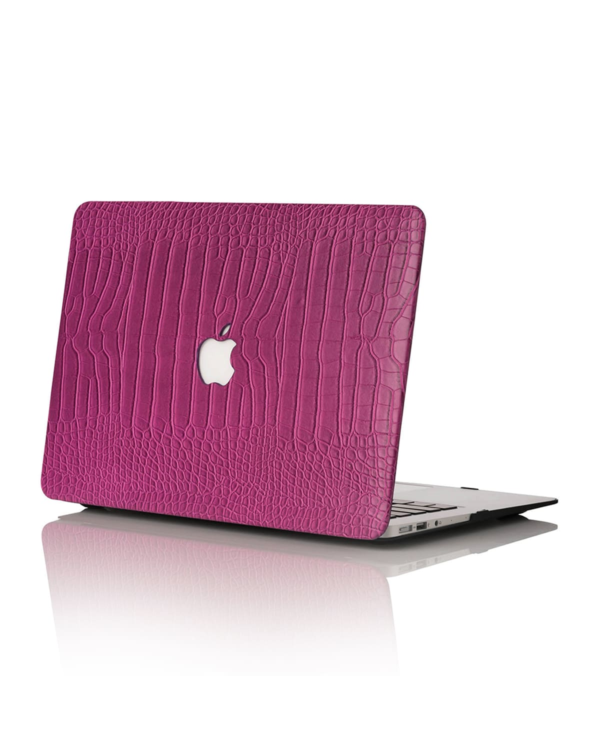 Chic Geeks Faux Crocodile 13" Macbook Pro With Touchbar Case In Orchid