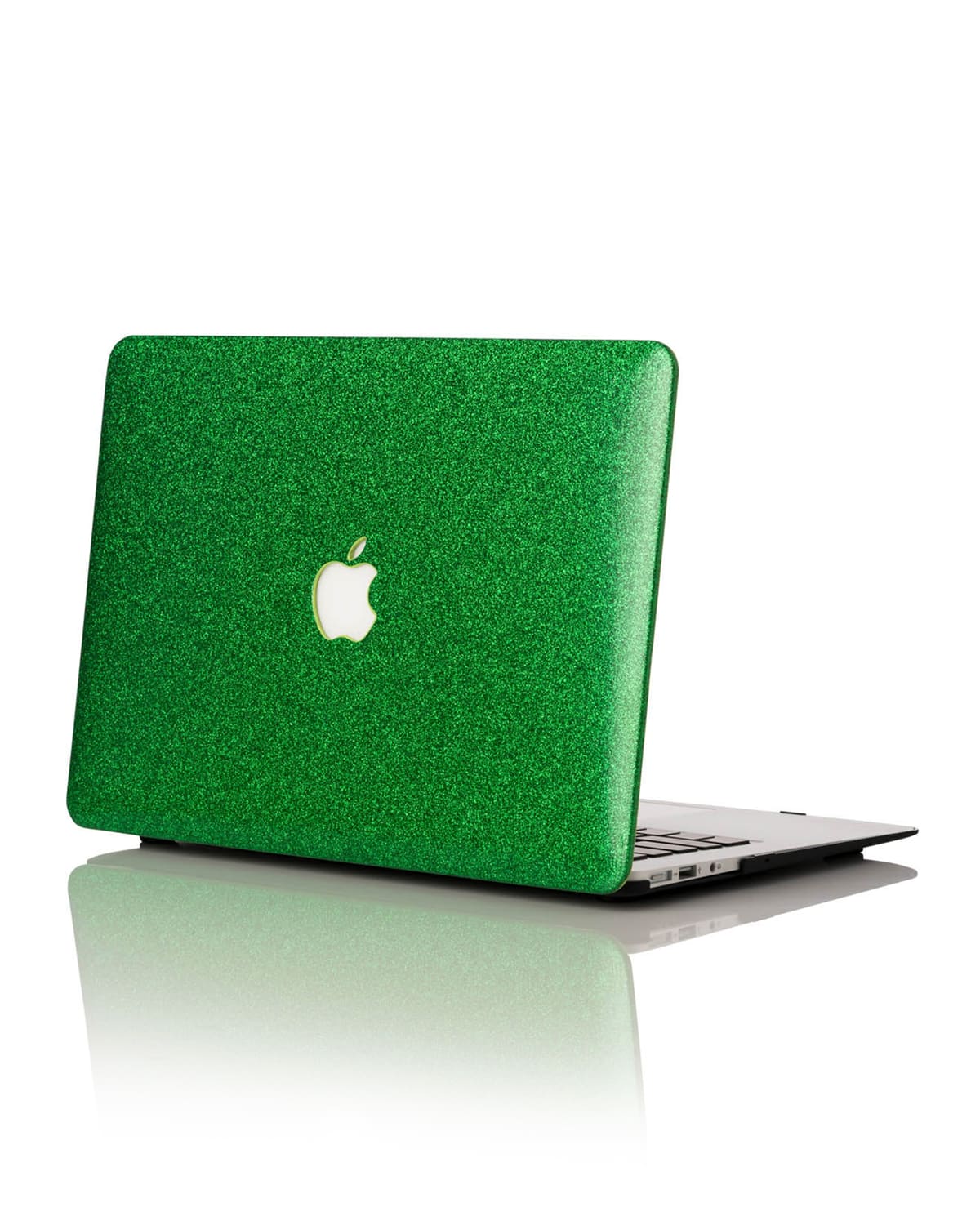 Chic Geeks Glitter 13" New Macbook Air Case In Emerald