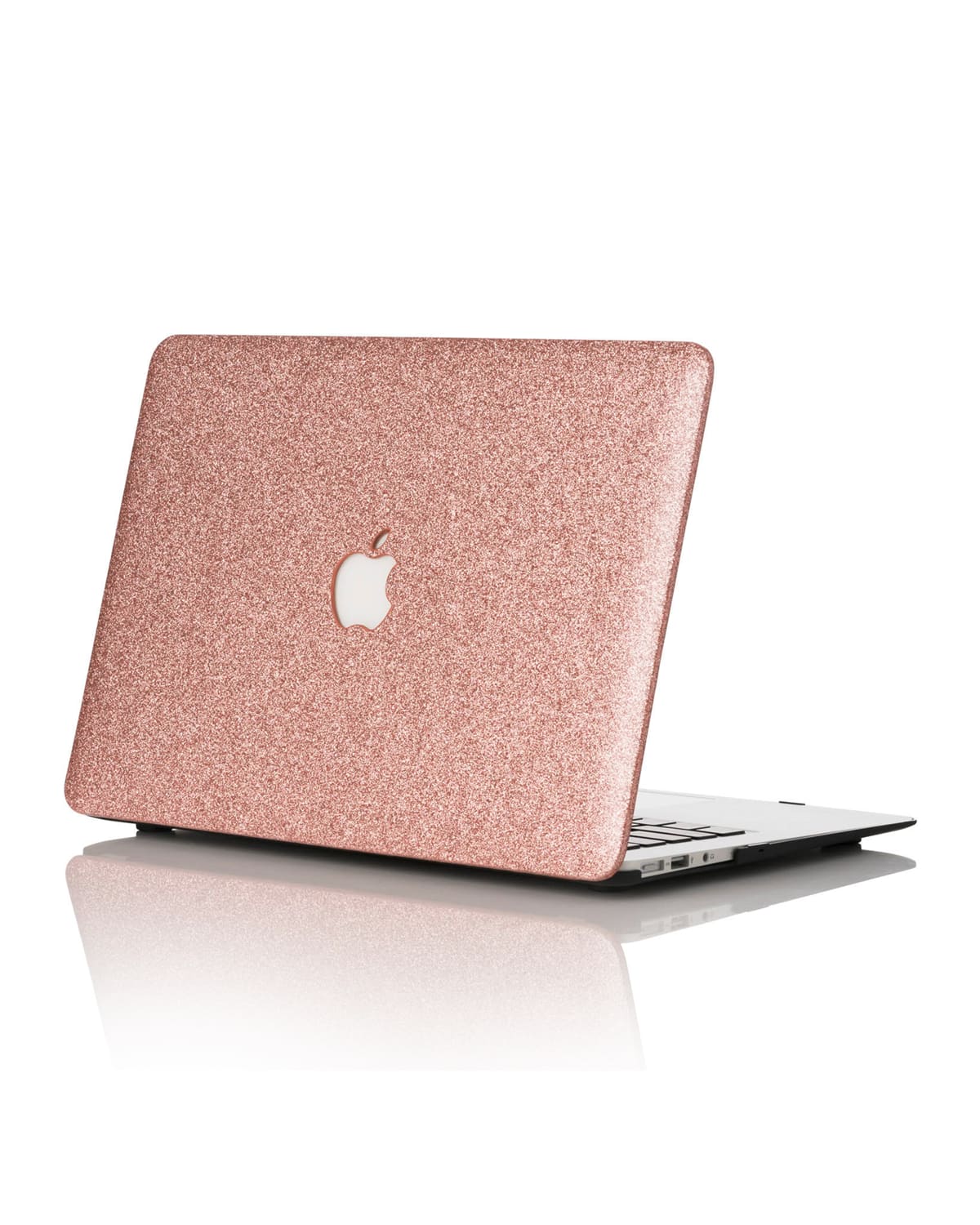 Chic Geeks Glitter 13" New Macbook Air Case In Rose Gold