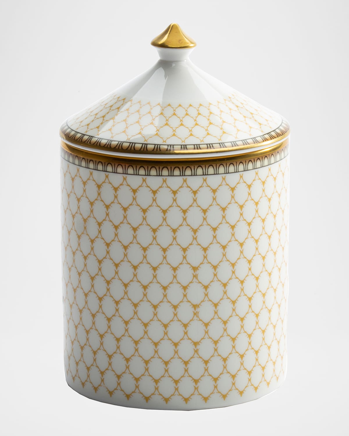 Halcyon Days Antler Trellis Lidded Candle In Hyacinth