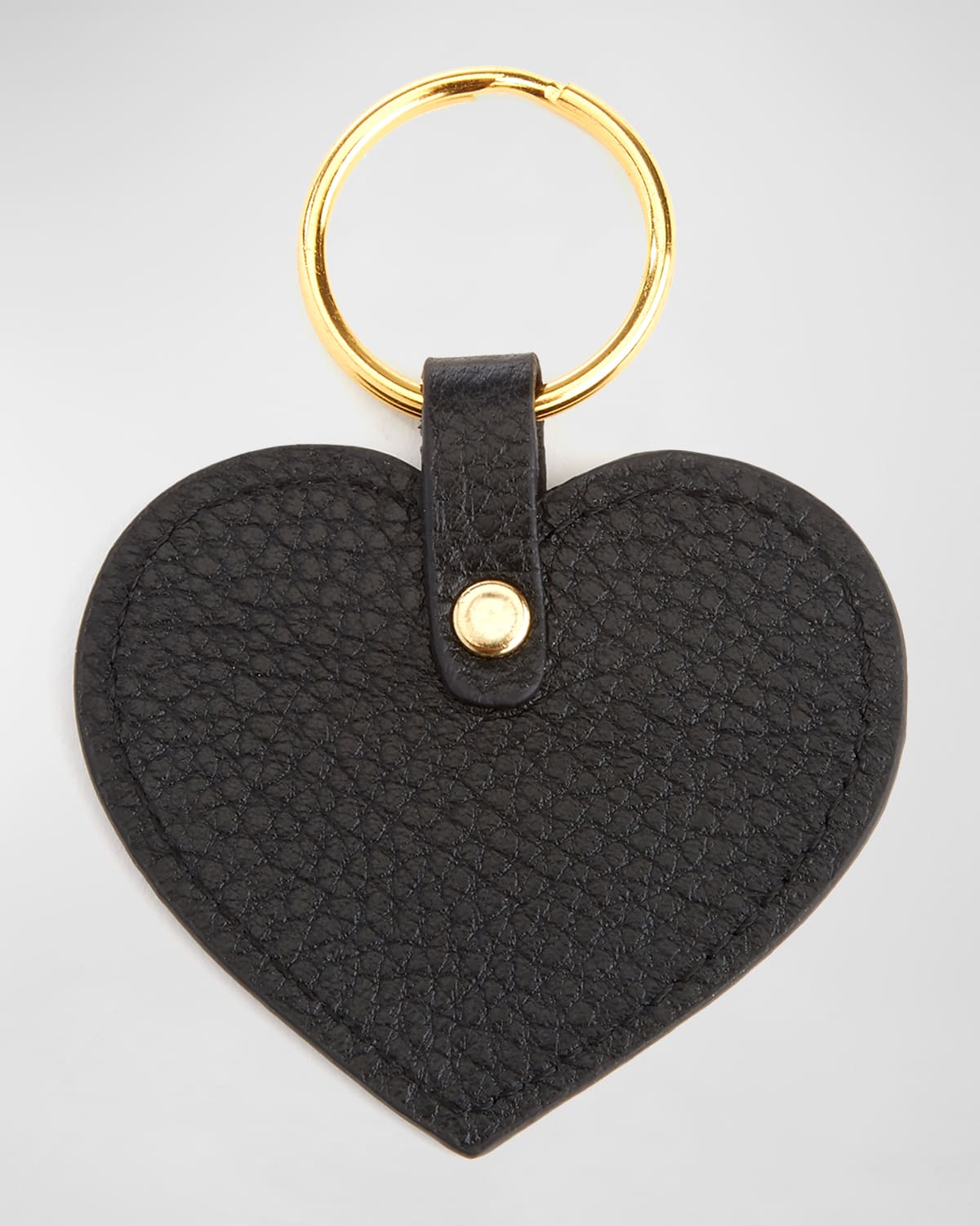 Shop Royce New York Heart Shaped Key Chain In Black