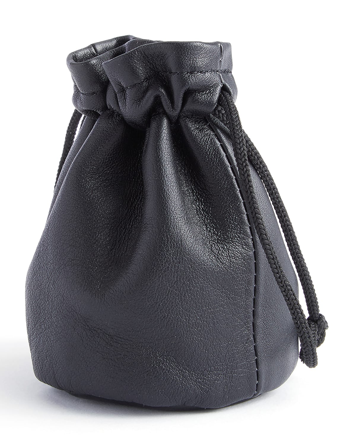 Royce New York Compact Drawstring Jewelry Pouch In Black