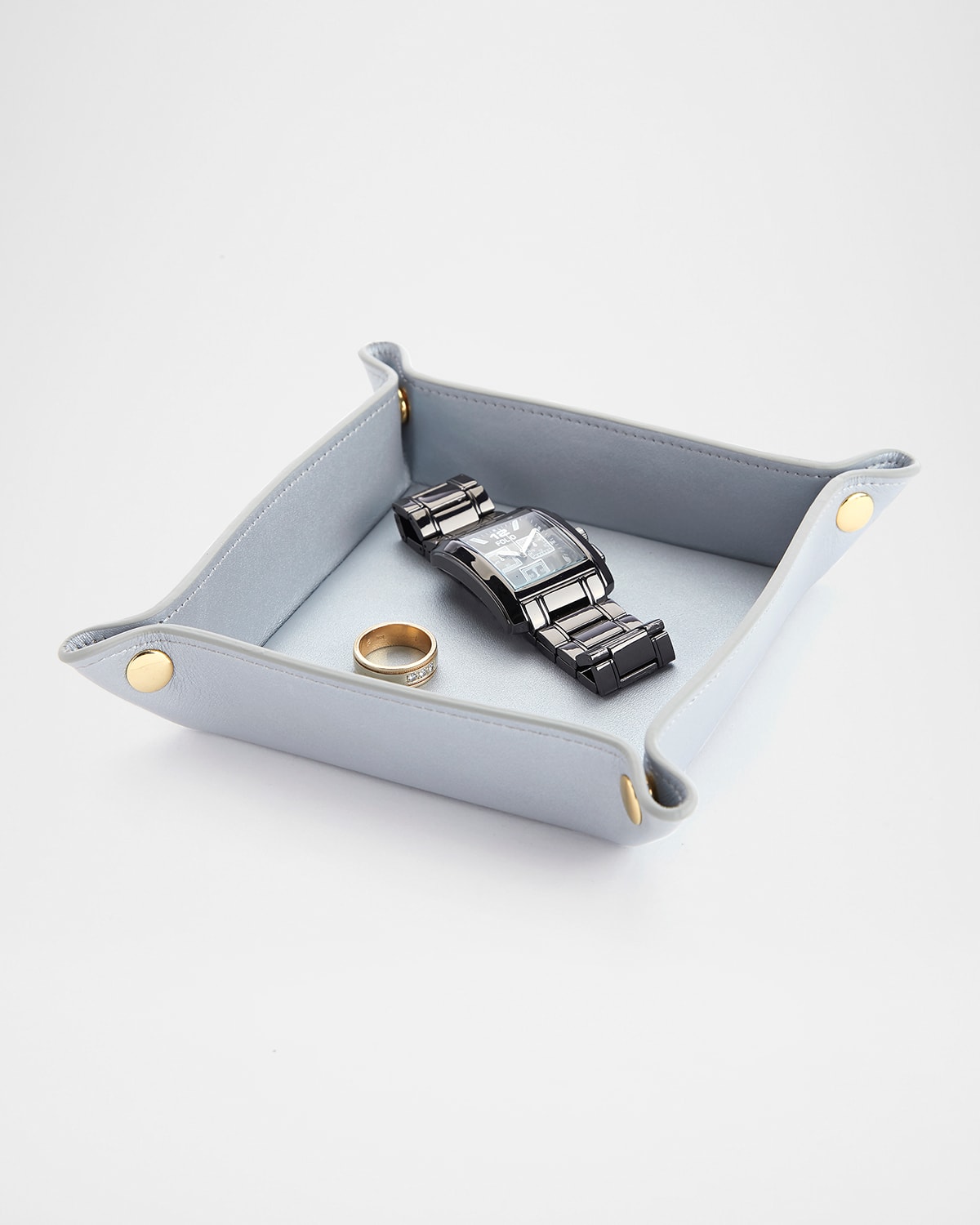 Shop Royce New York Catchall Valet Tray In Silver