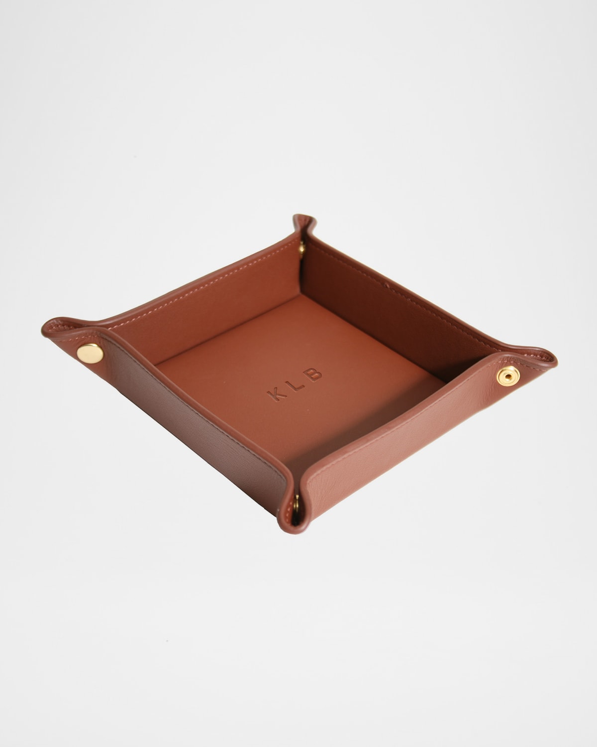 Royce New York Catchall Valet Tray In Tan