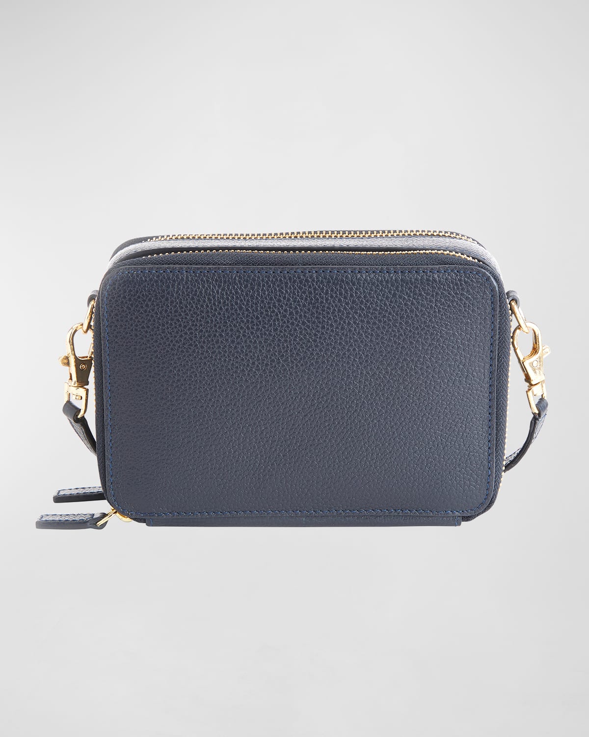 Shop Royce New York Crossbody Camera Bag, Personalized In Navy Blue