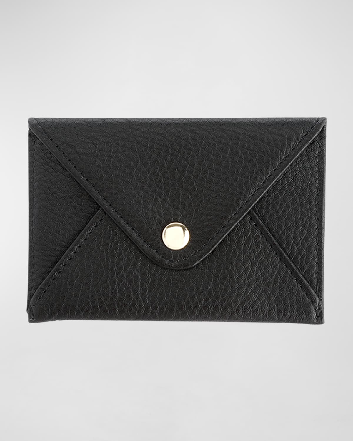 Royce New York Envelope Style Business Card Holder In Black