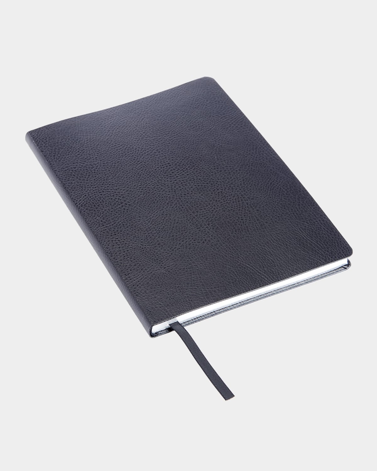 Royce New York Pebble Grain Contemporary Journal In Black