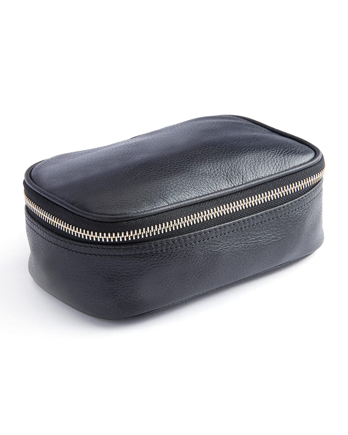 Royce New York Leather Tech Accessory Travel Storage Case In Black