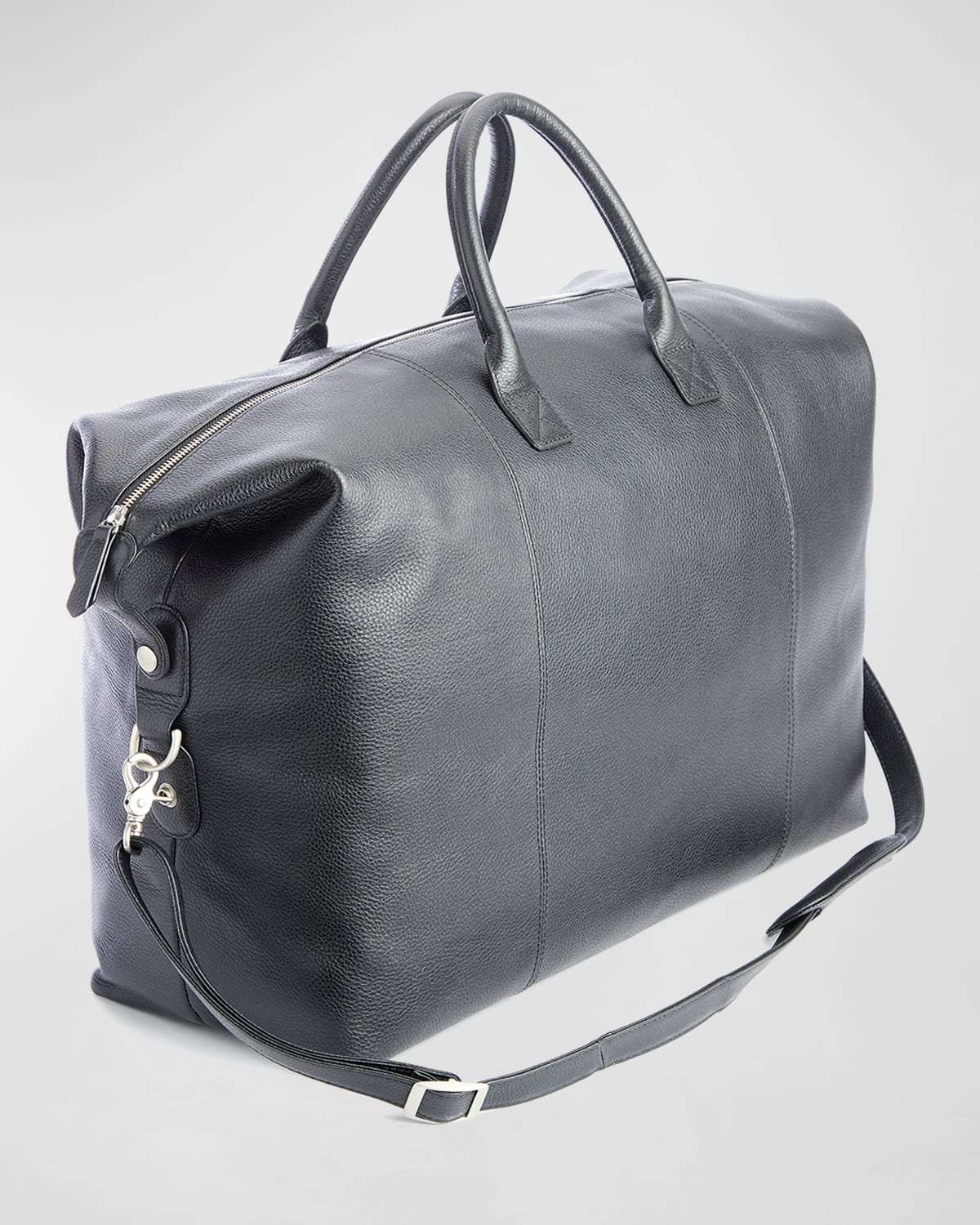 Royce New York Executive Weekender Duffel Bag In Black