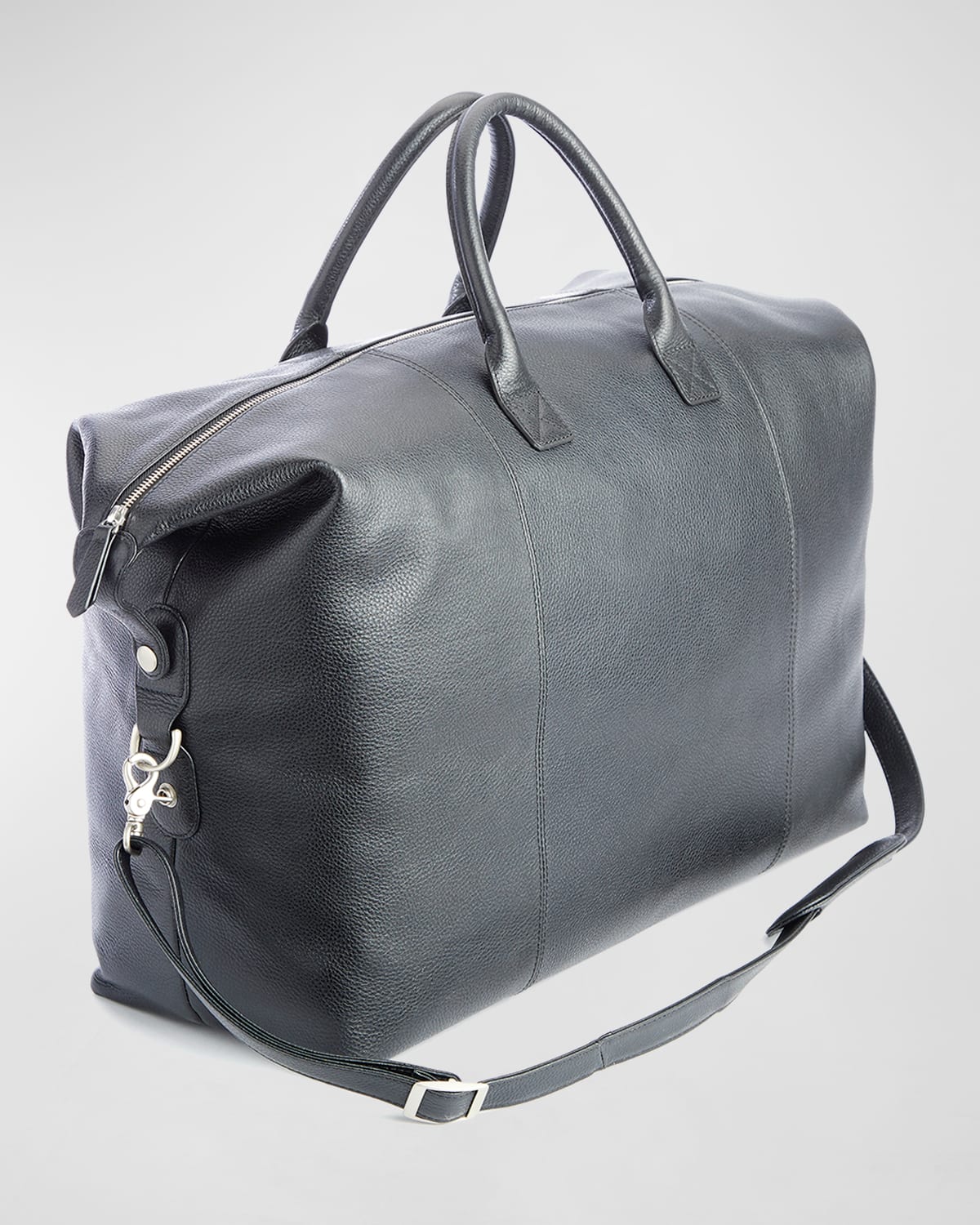 Royce New York Executive Weekender Duffel Bag In Navy Blue