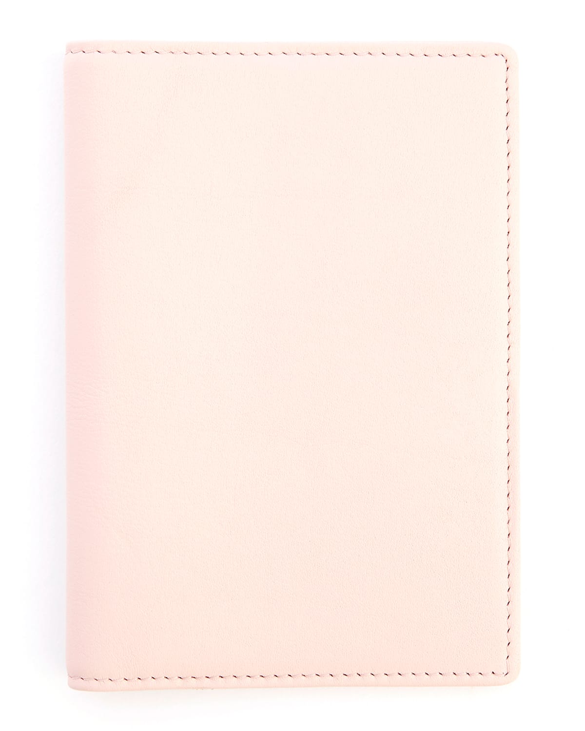 Royce New York Rfid-blocking Leather Passport Case In Blush Pink
