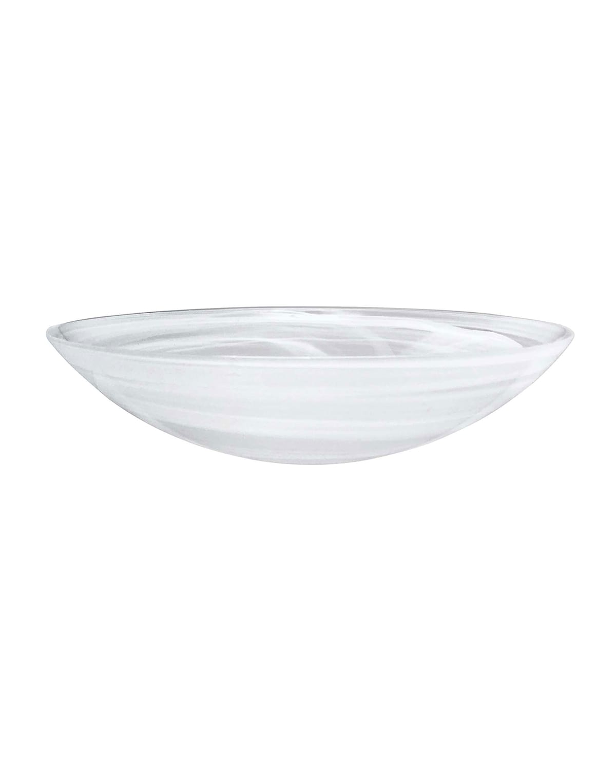 Shop Mariposa Alabaster Serving Bowl In White