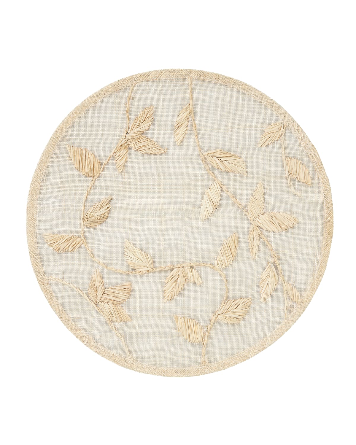 Shop Joanna Buchanan Straw Leaf Placemat In Natural