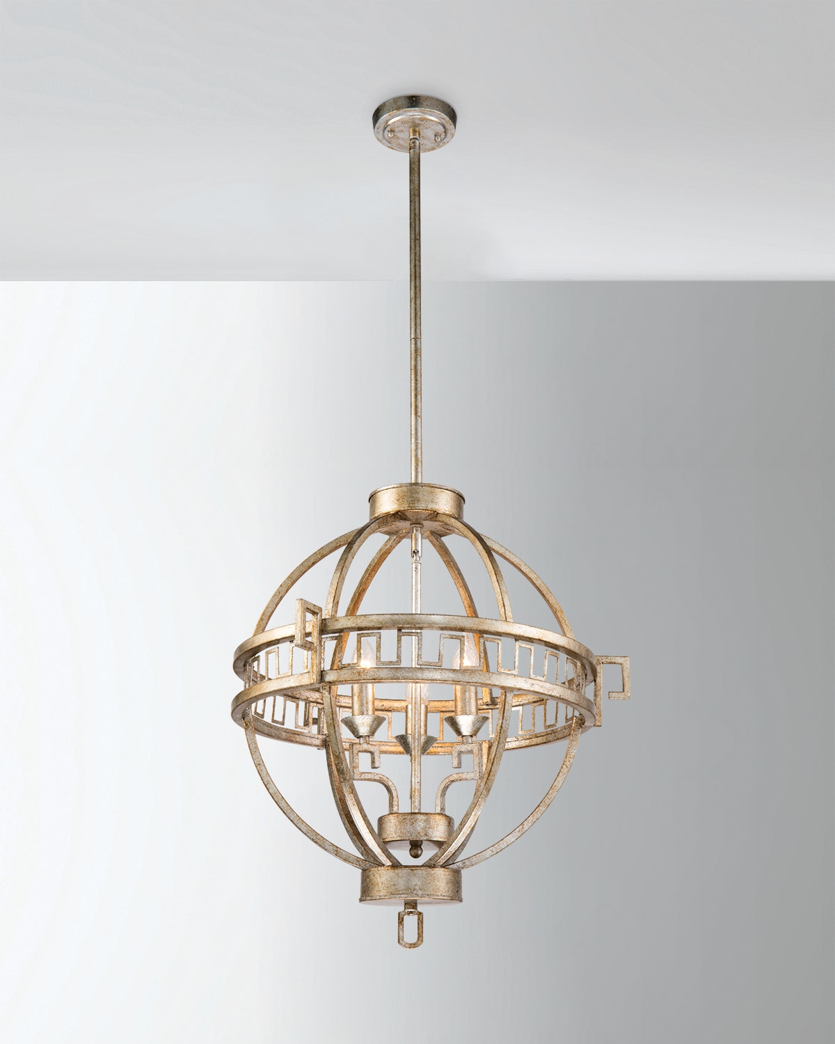 Shop Lucas + Mckearn Lemuria Chandelier In Silver