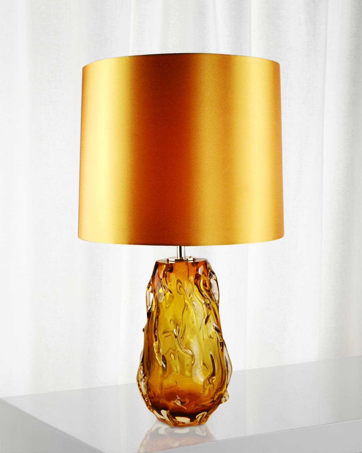 Shop Lucas + Mckearn Valencia Table Lamp In Orange