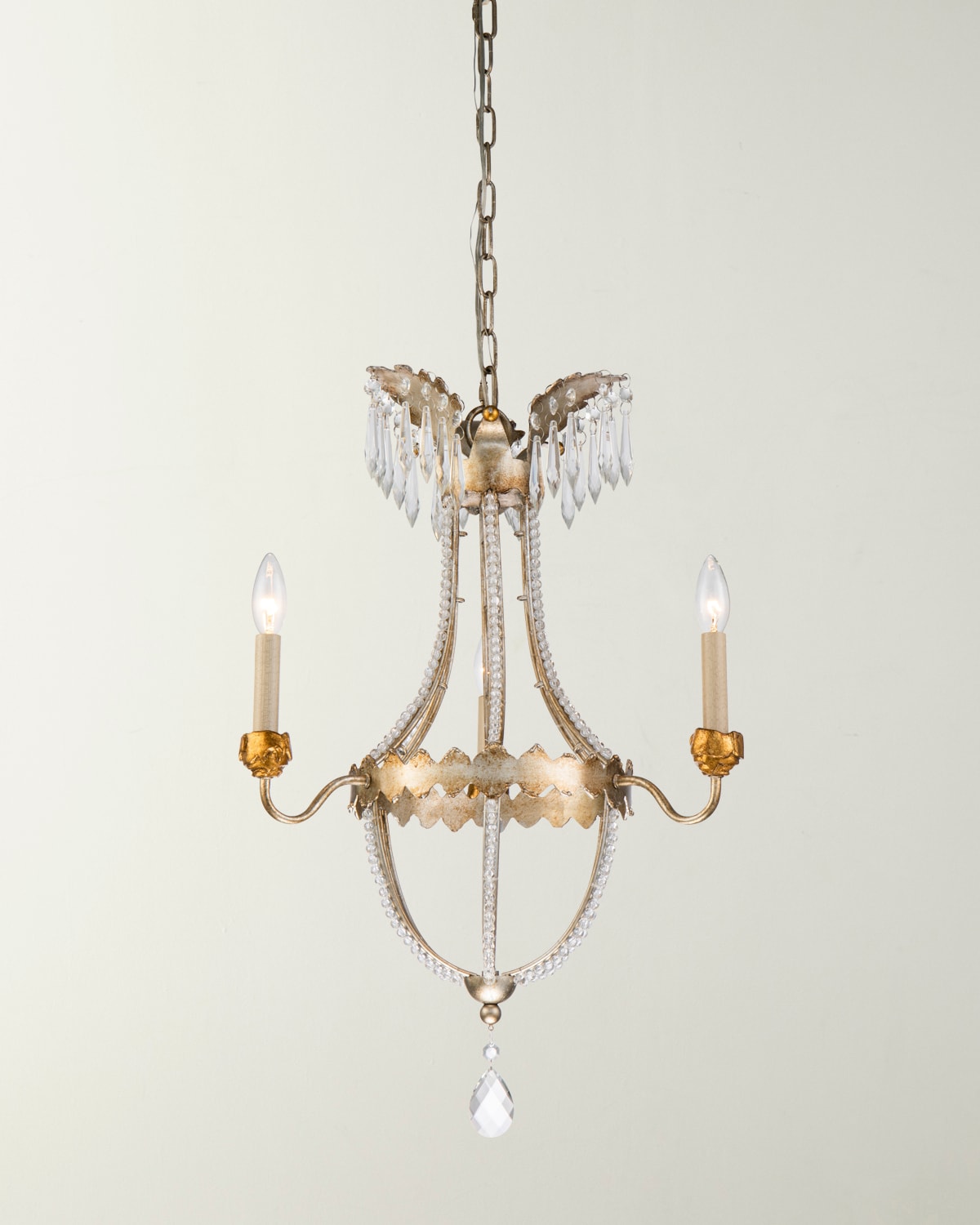 Shop Lucas + Mckearn Louis Chandelier In Gold