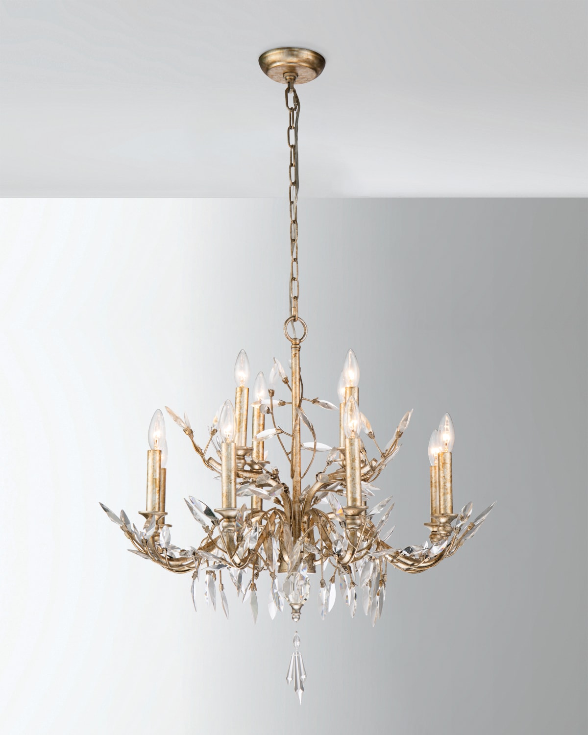 Shop Lucas + Mckearn Alsace Chandelier In Gold