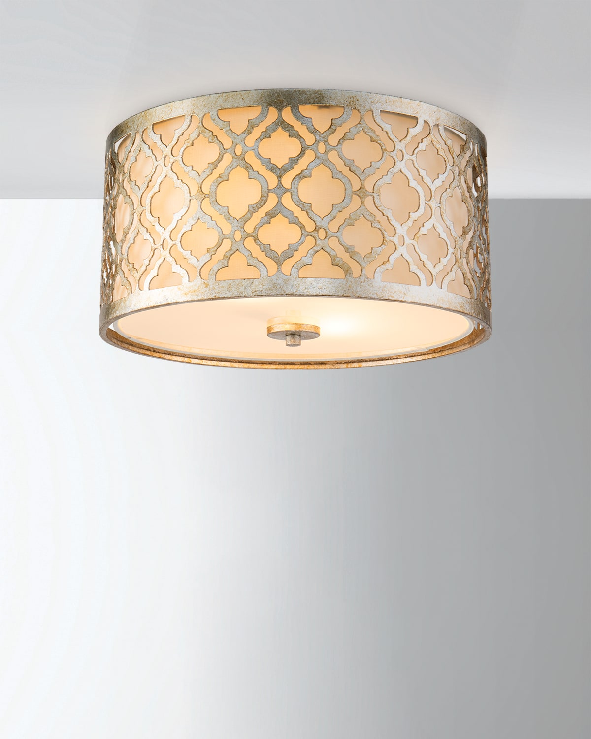 Shop Lucas + Mckearn Arabella Flush Mount In Silver