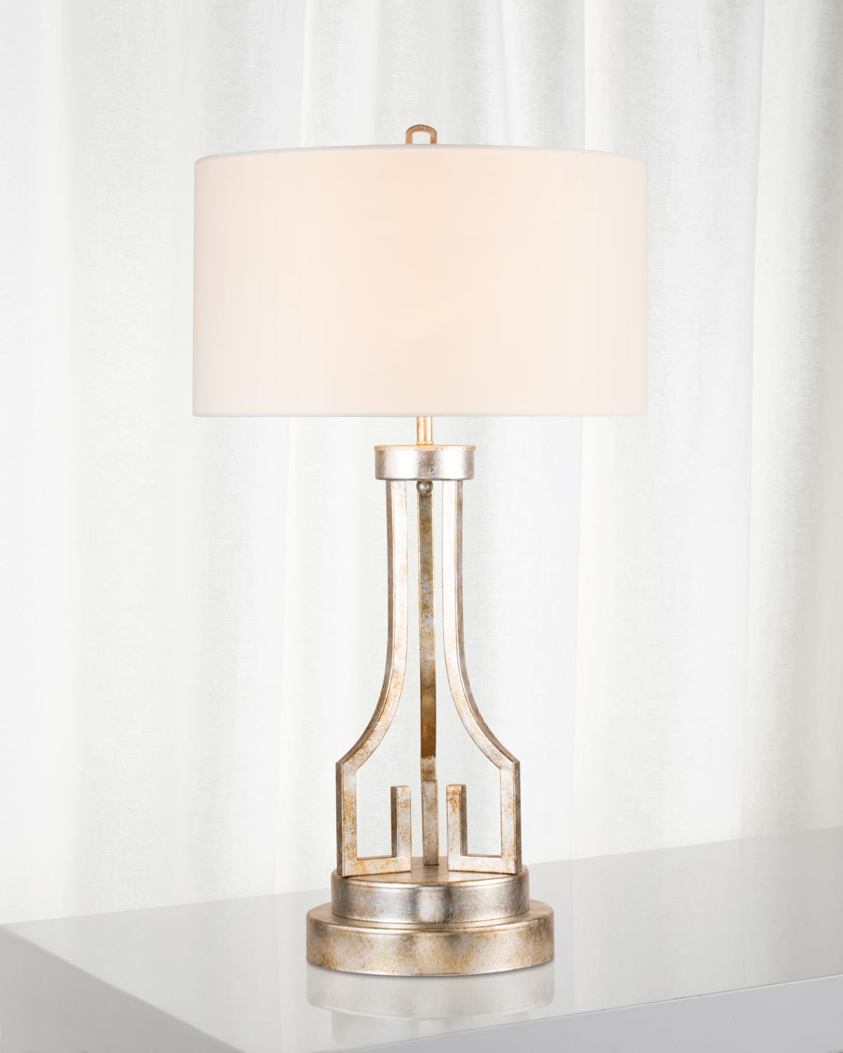 Lucas + Mckearn Lemuria Table Lamp In Silver