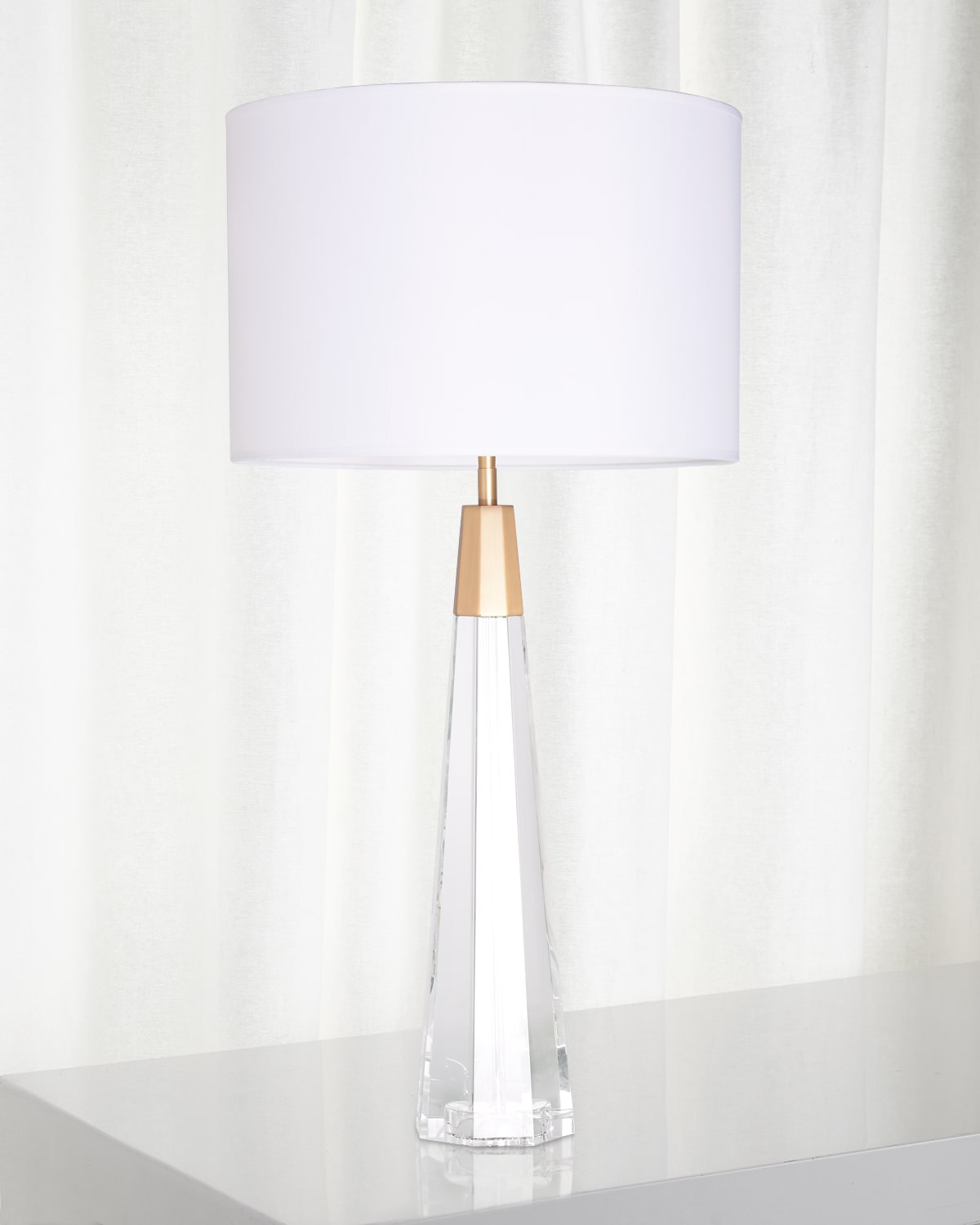 Shop Lucas + Mckearn Monroe Table Lamp In Clear