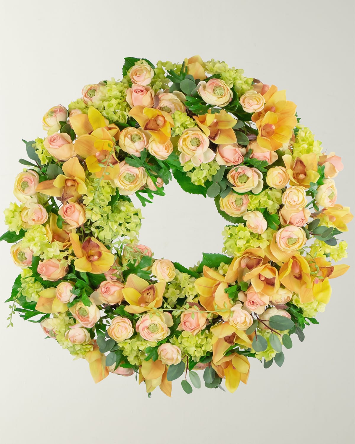 Ranunculus Orchid Wreath