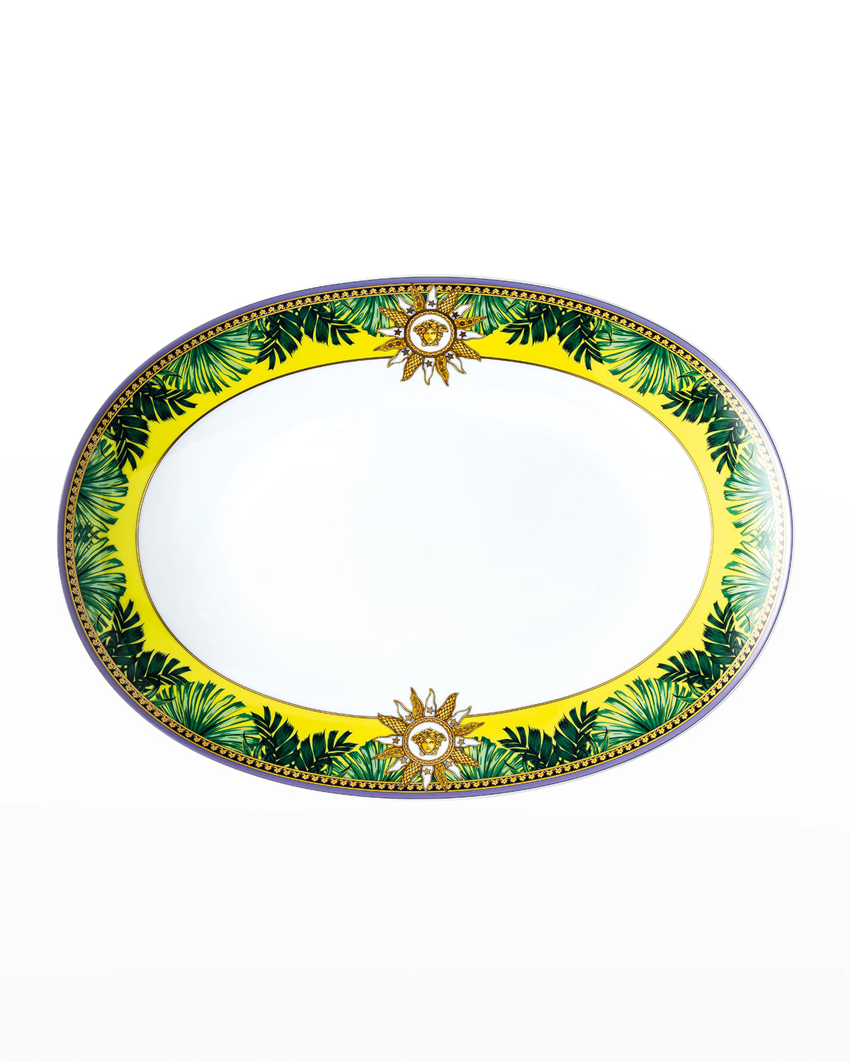 Shop Versace Jungle Animalier 13" Platter In Multi