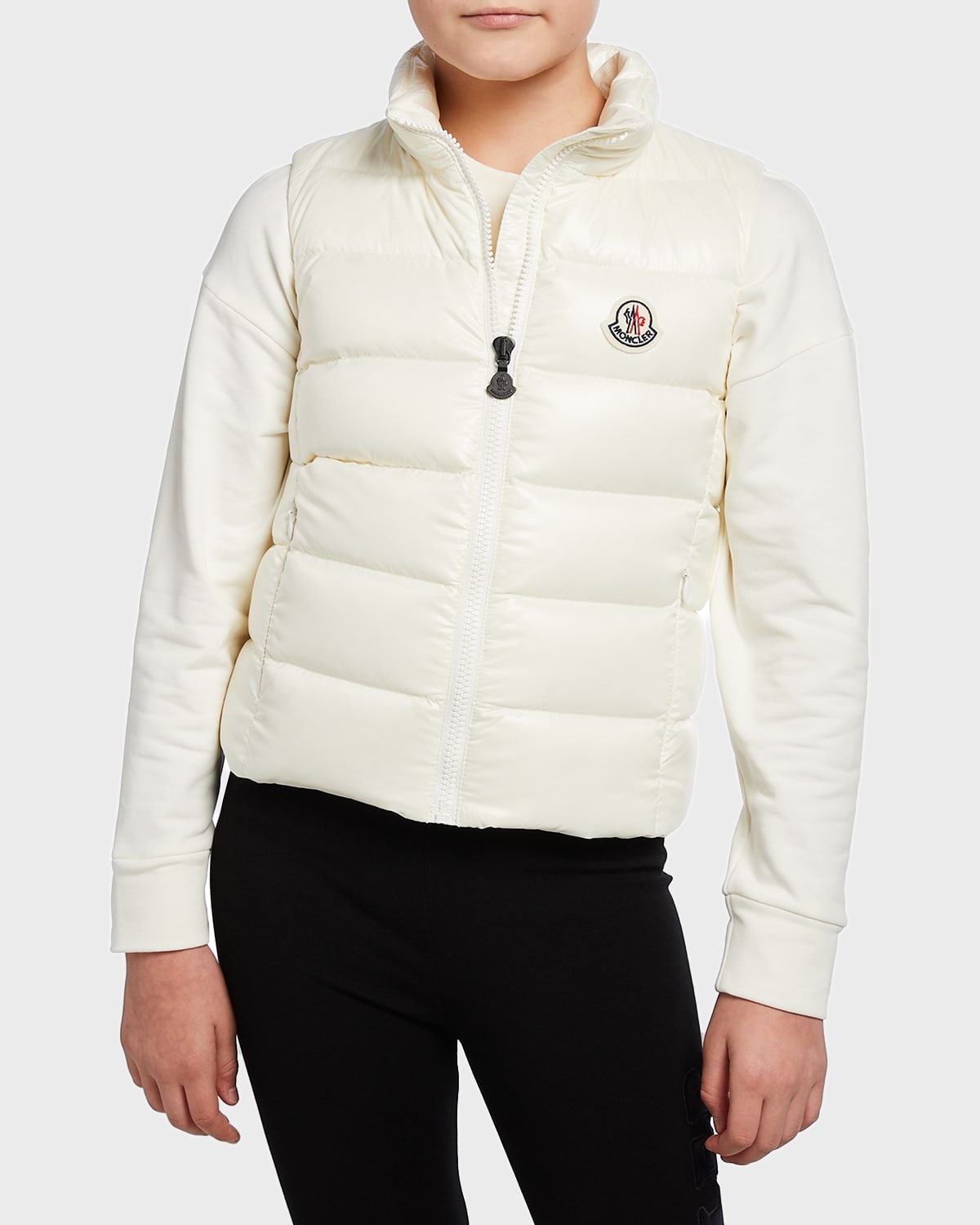 Moncler ghany shiny quilted puffer vest deals
