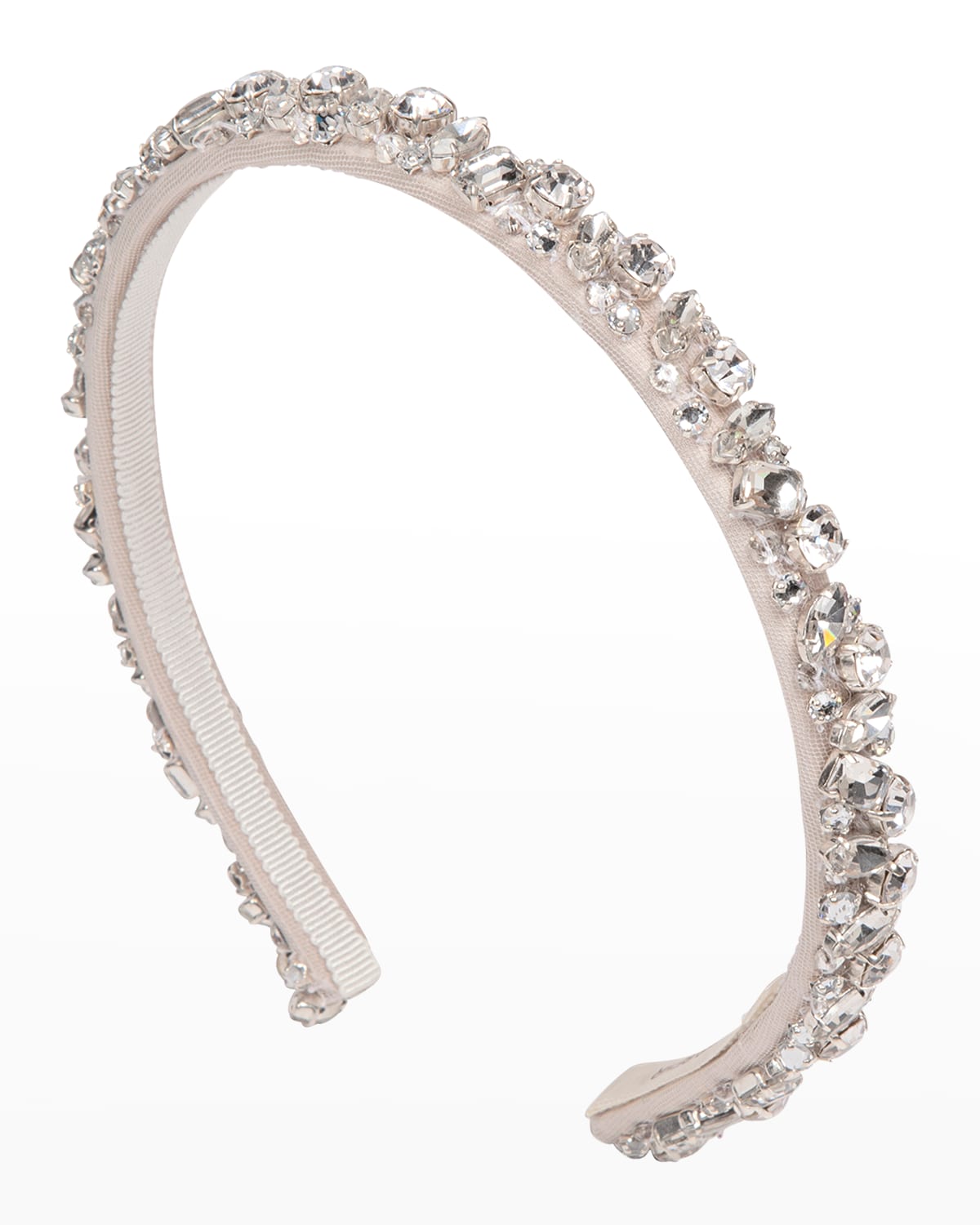 Jennifer Behr Crystal Embellished Headband In Crystal