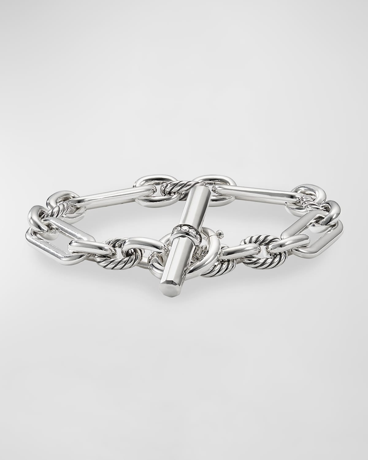 David Yurman Lexington Chain Bracelet with Diamonds
