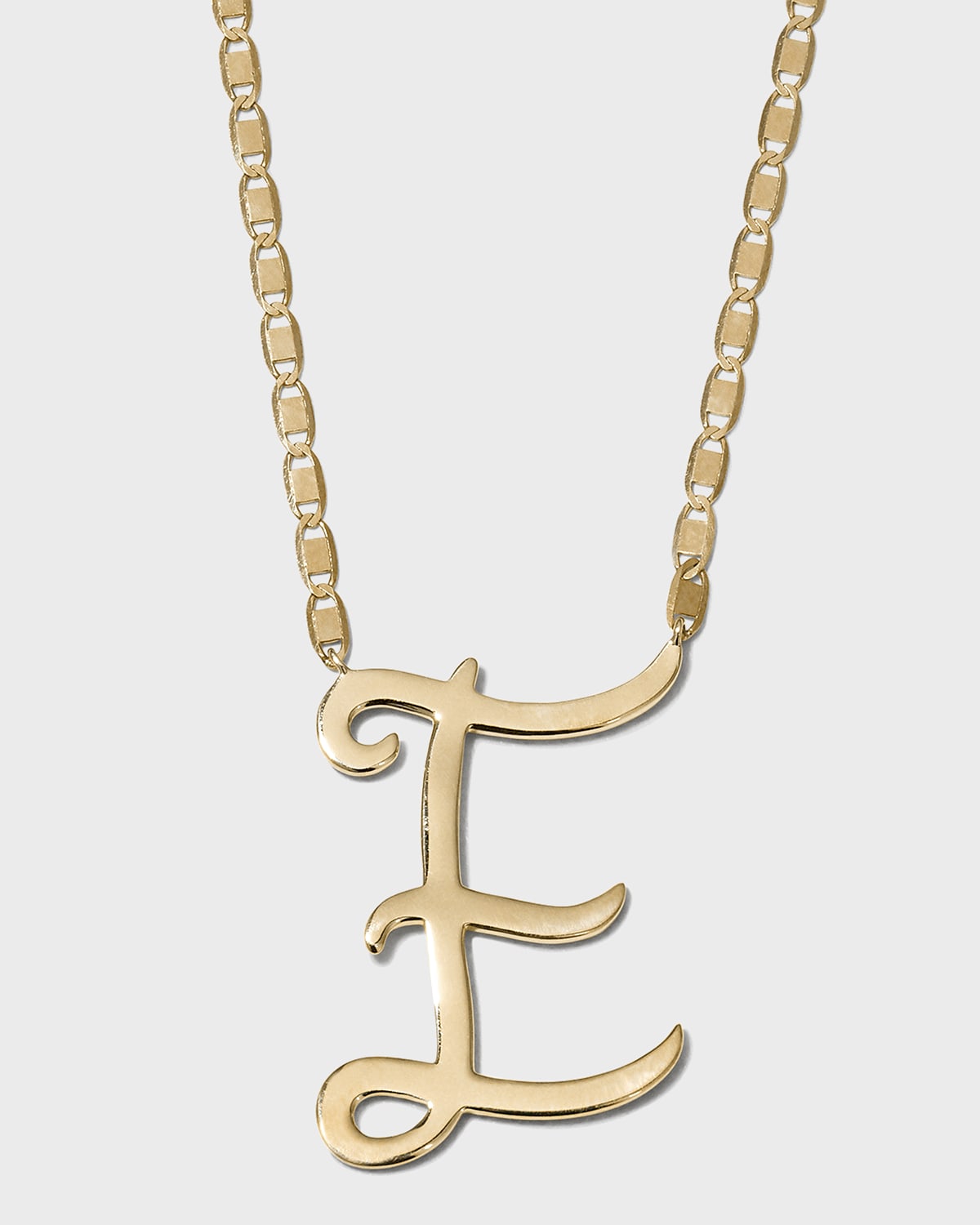 Lana 14k Malibu Initial Necklace In Initial E