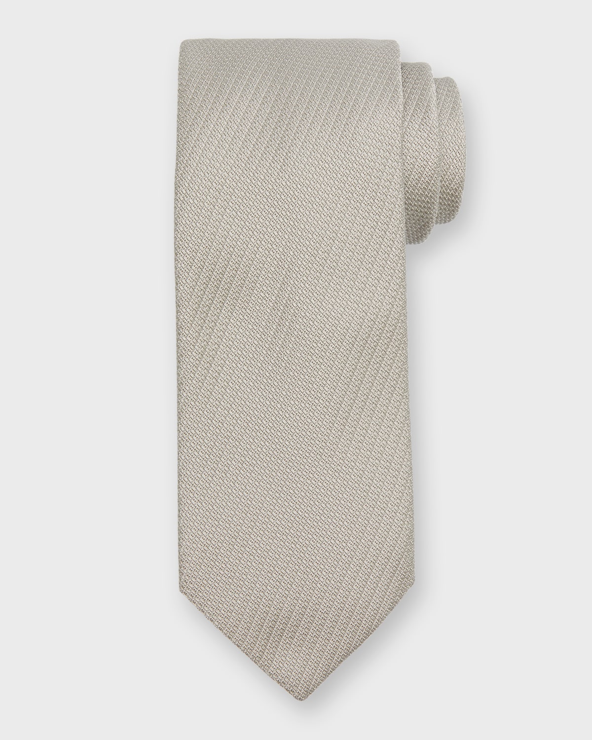 Brioni Men's Textured Silk Tie In Bluette