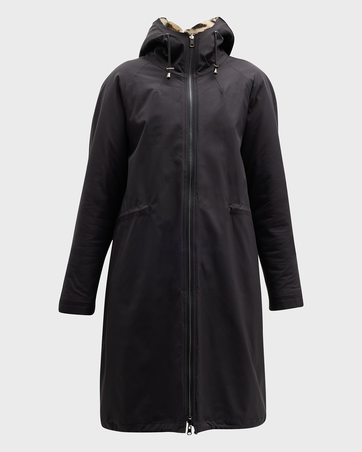Reversible Shearling Lamb Parka Coat