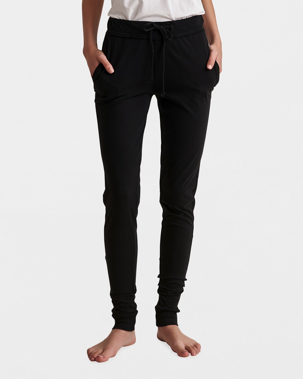 SKIN PIMA COTTON SKINNY LOUNGE PANTS,PROD234330515