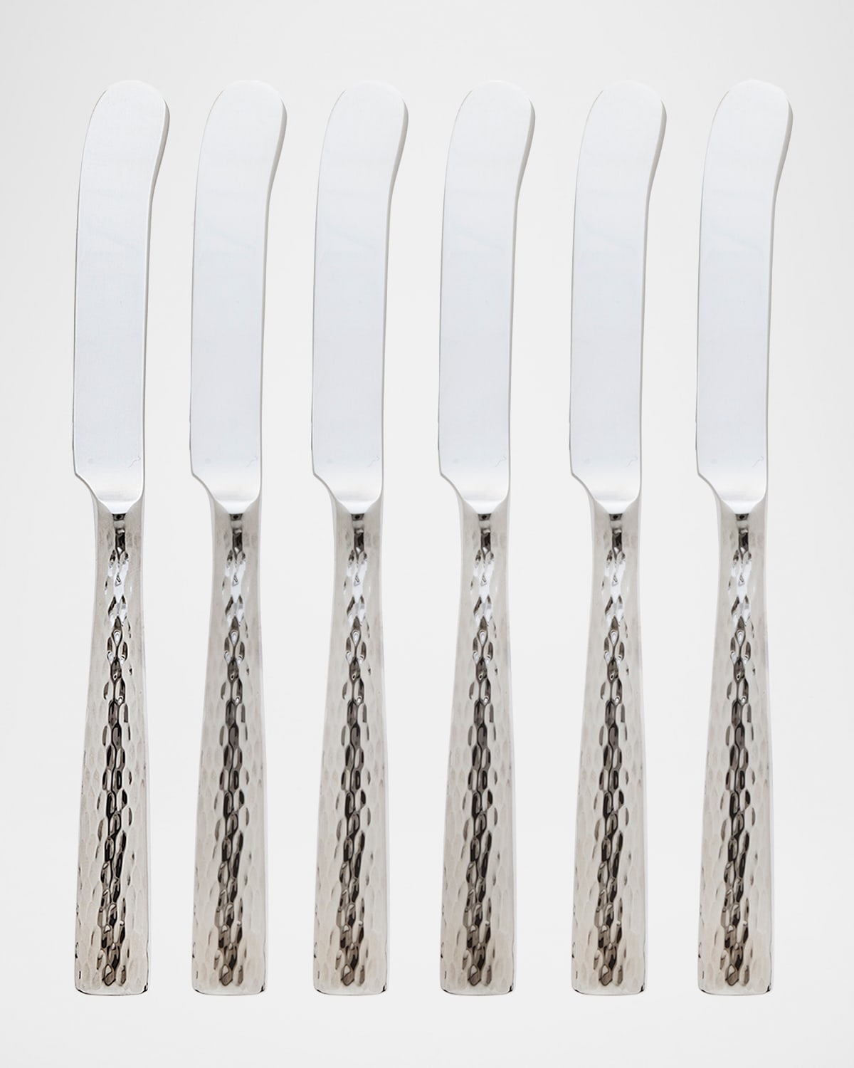 Ricci Silversmith Anvil Spreaders, Set Of 6 In Silver