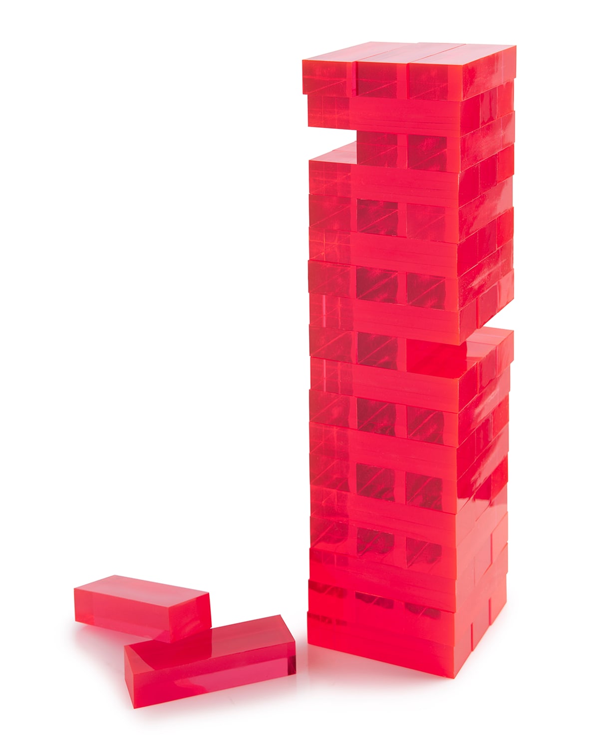 Aurosi Acrylic Tumble Tower Set In Red