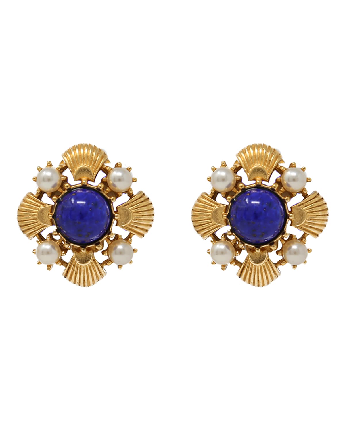 Stone Clip-On Earrings
