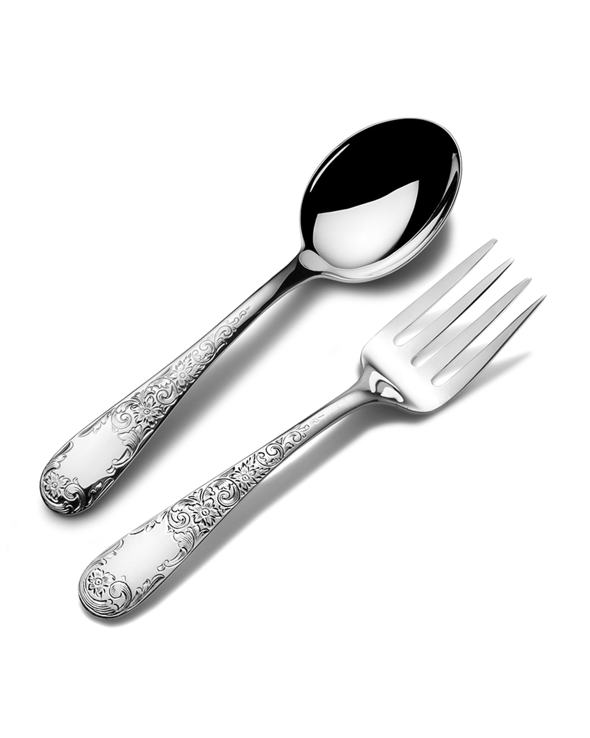 Shop Empire Silver Old Maryland Engraved 2-piece Baby Set In Silver