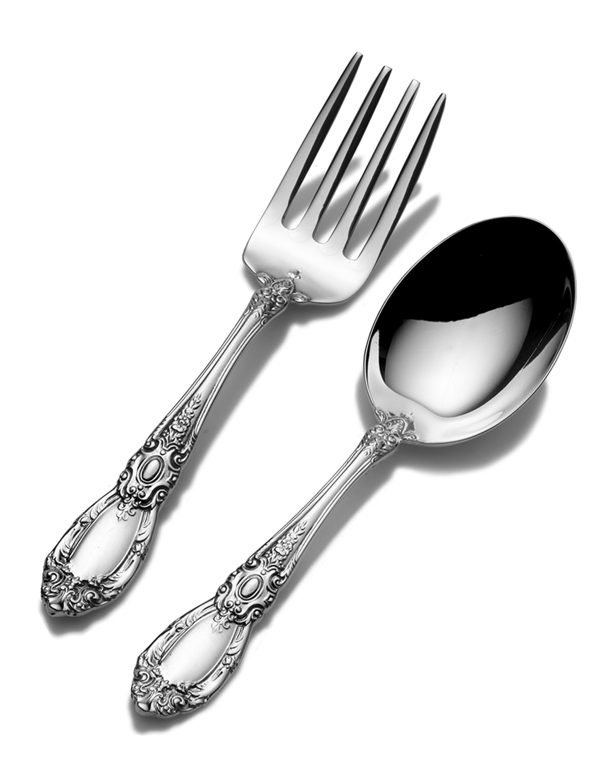 Shop Towle Silversmiths King Richard 2-piece Baby Set In Silver