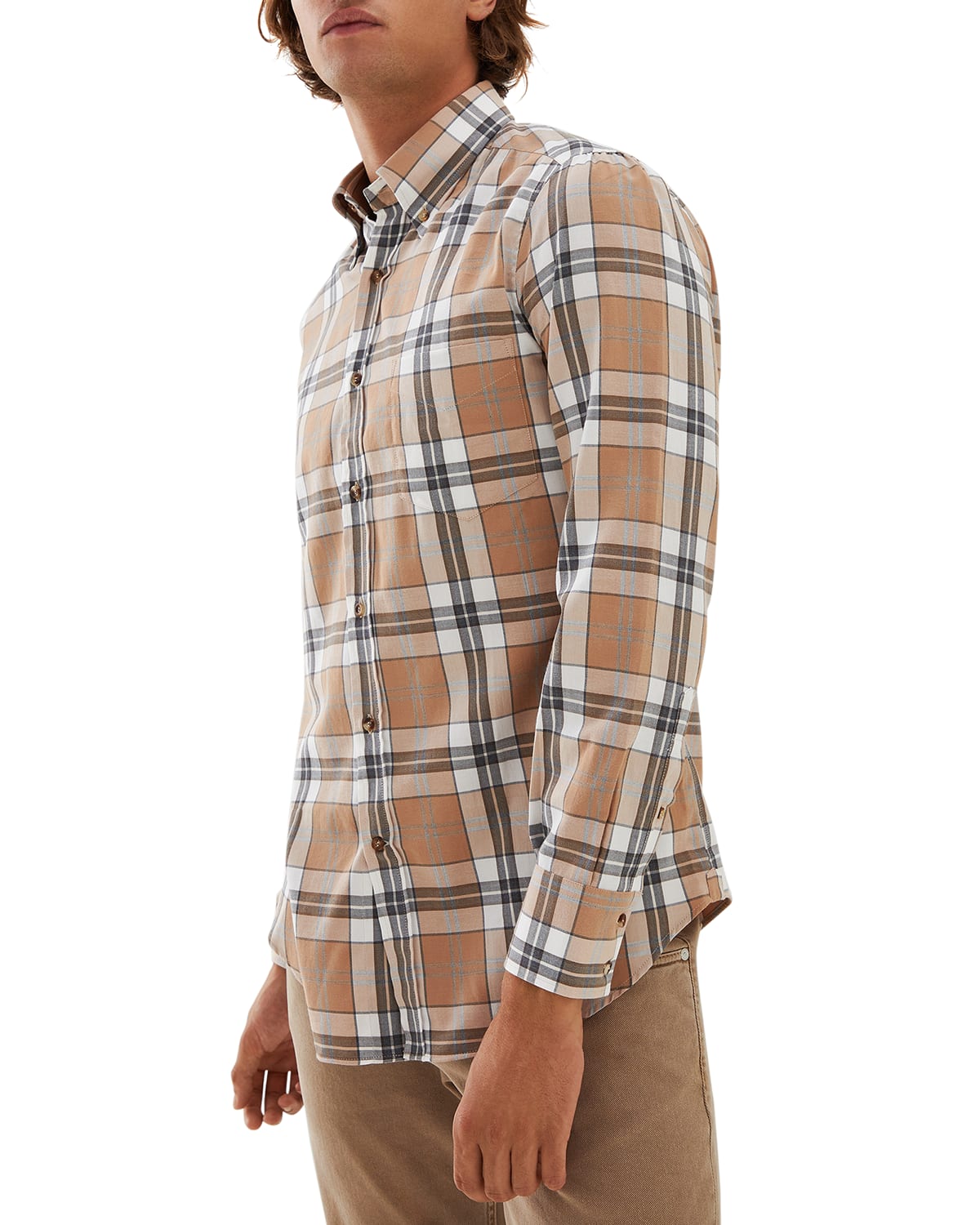Men's Plaid Flannel Sport Shirt
