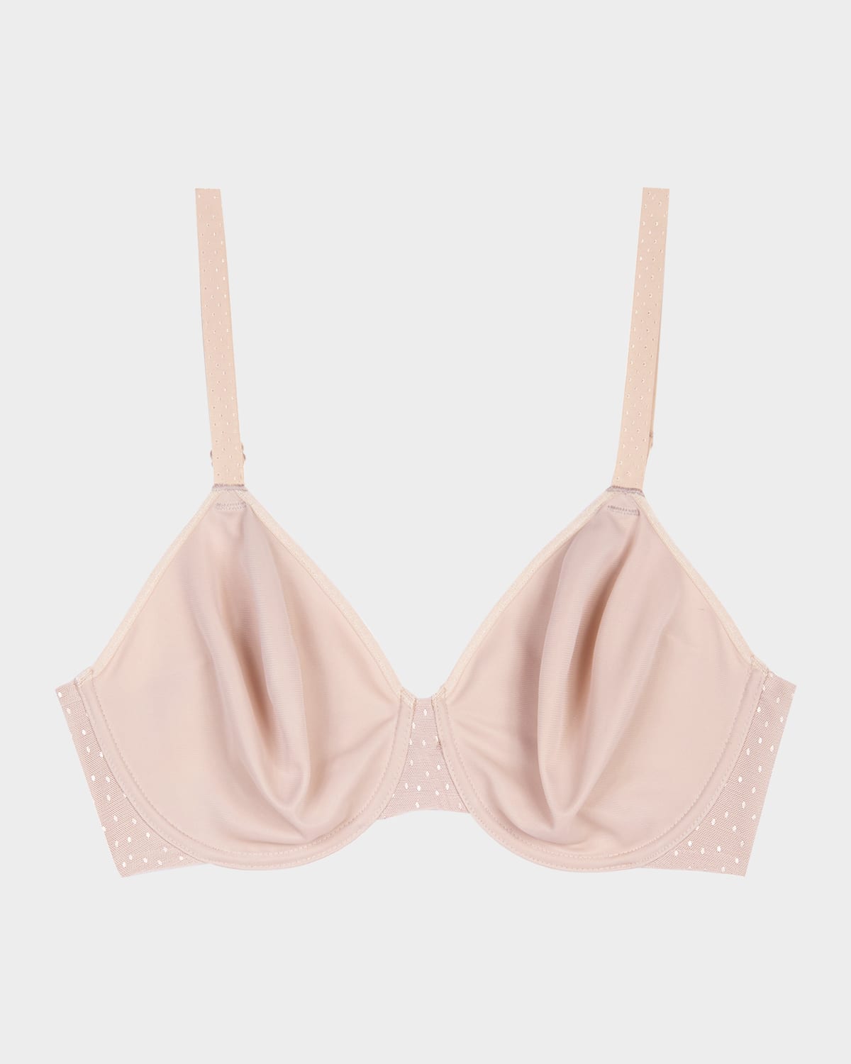 Shop Wacoal Back Appeal Underwire Minimizer Bra In Rose Dust