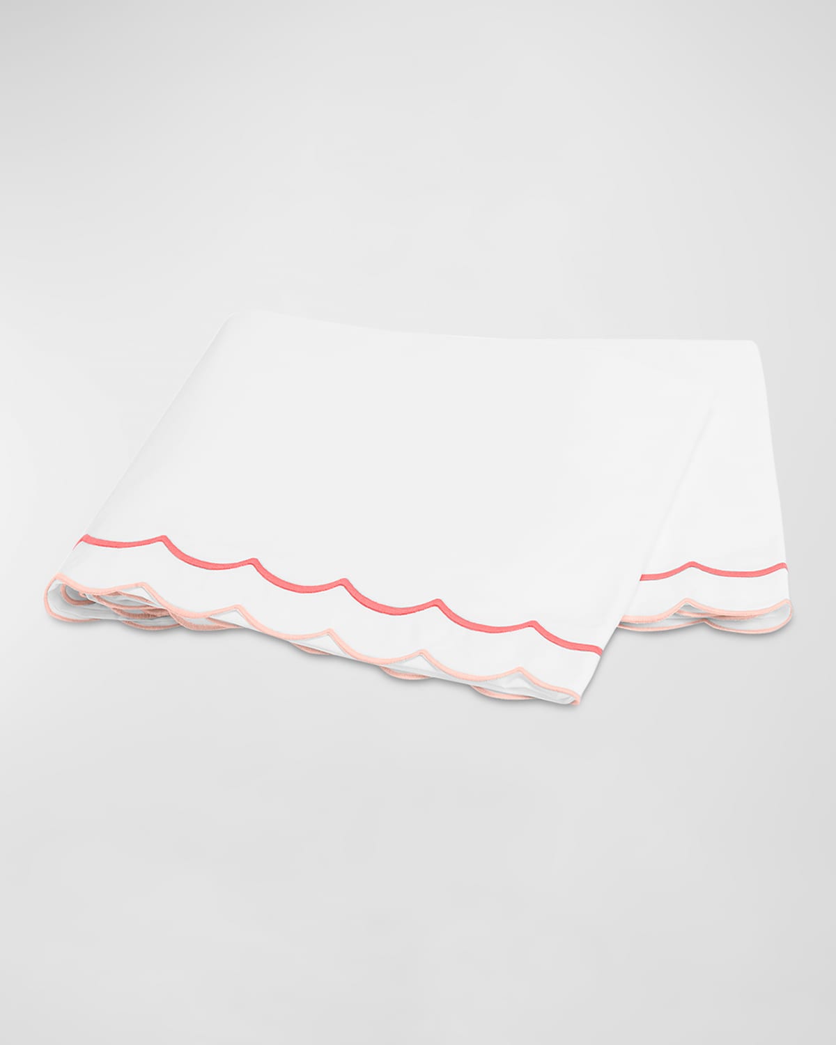 Matouk India Twin Flat Sheet In Blush